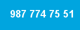 987 774 75 51 987 774 75 51